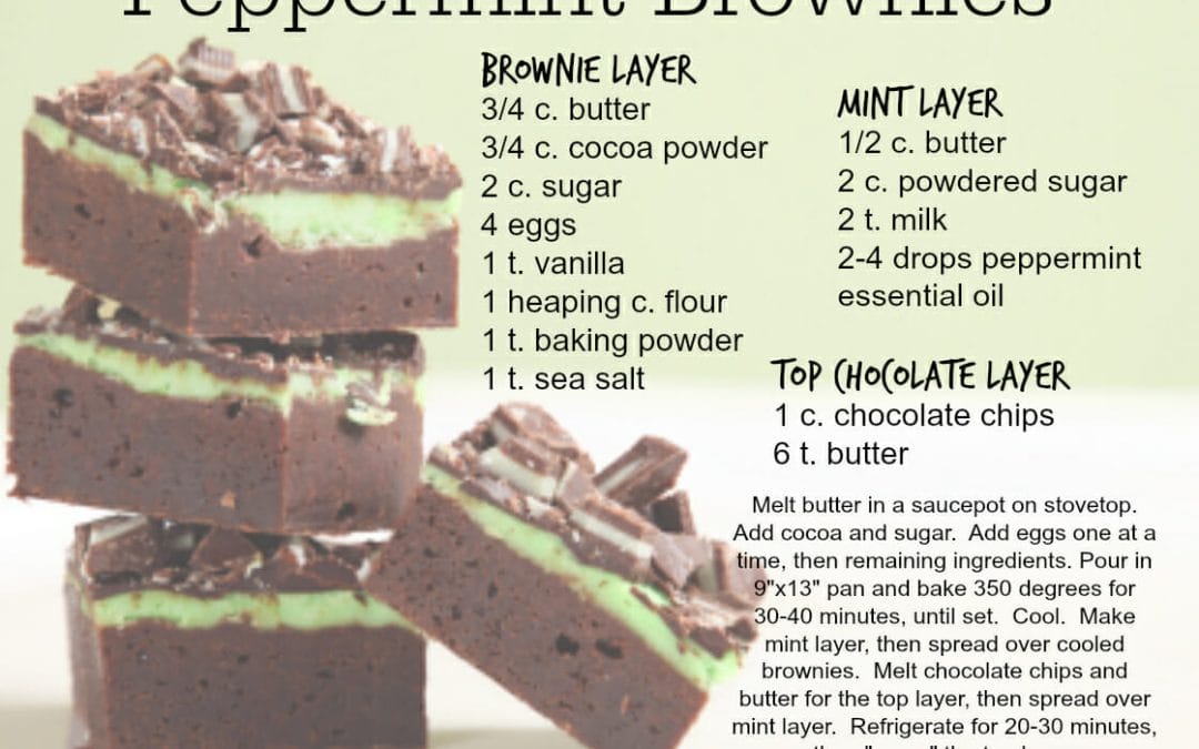Happy Thanksgiving & A Mint Brownie Recipe